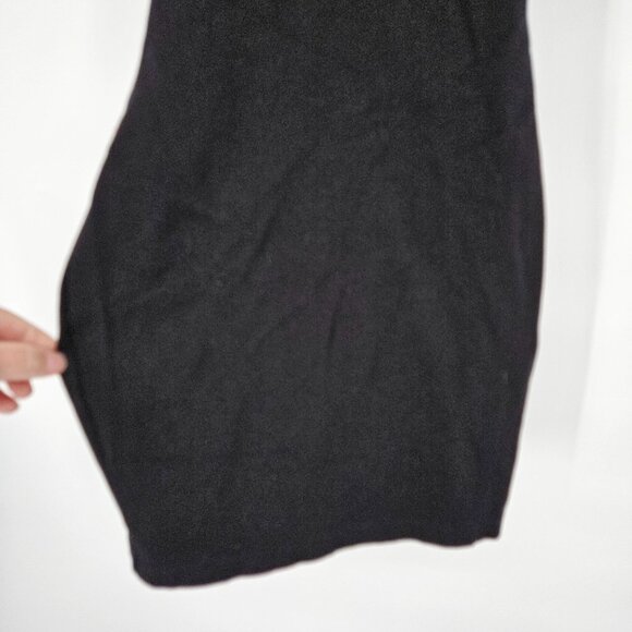 Mini Body Con Dress Extra Small Black Caged Strap Halter Racer Back USA - Picture 5 of 11